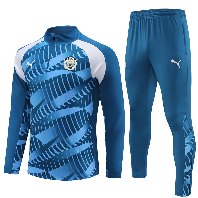 Manchester City 23-24 Kids Long Sleeve Training Set Camouflage